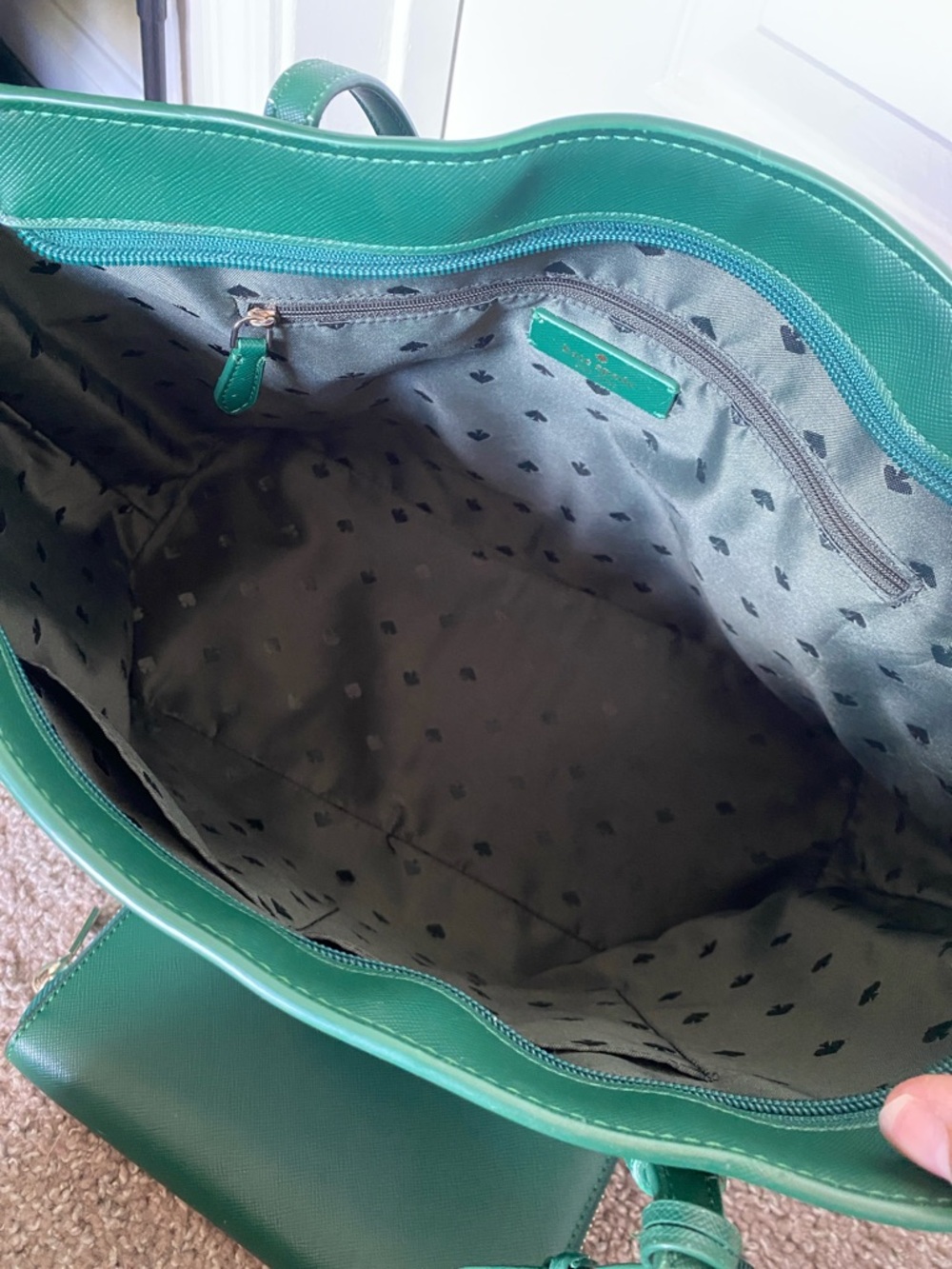 Green Kate Spade Tote Bag - Picture 2 of 4